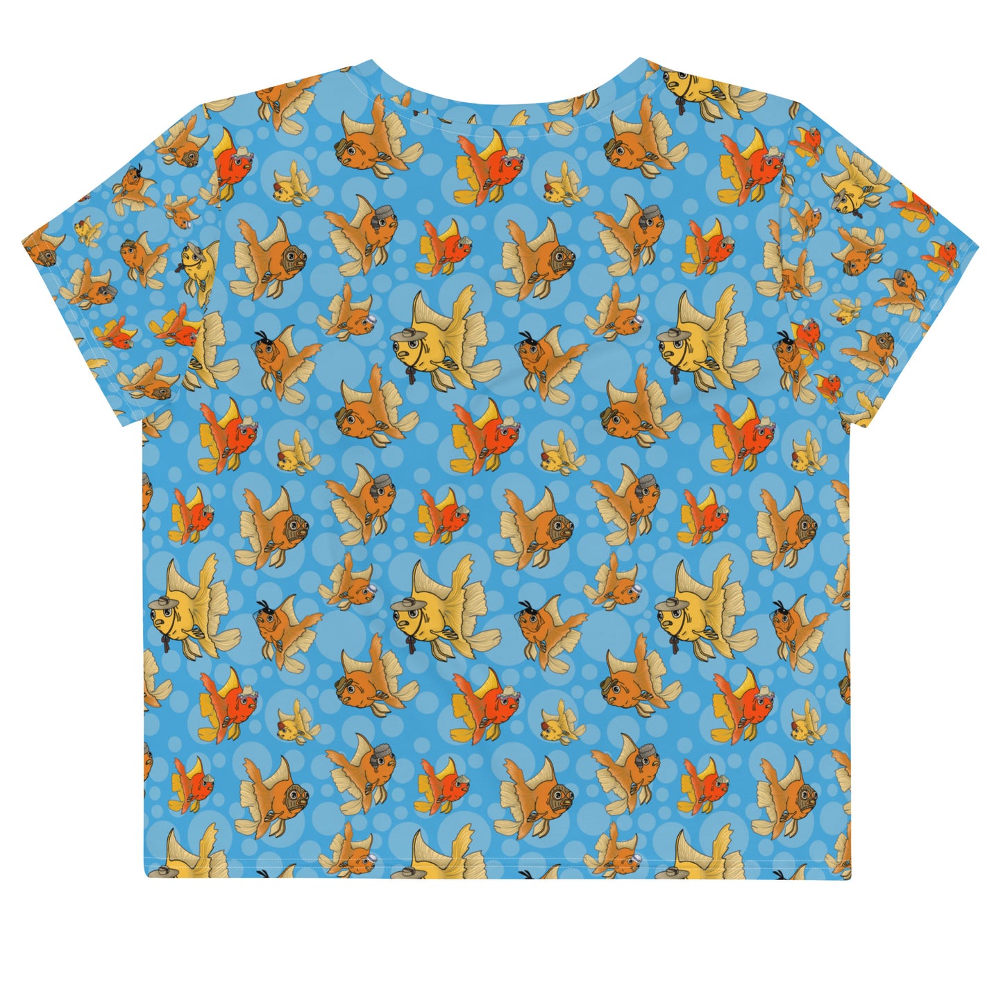 Phish N' Hats - Crop Top Light Blue