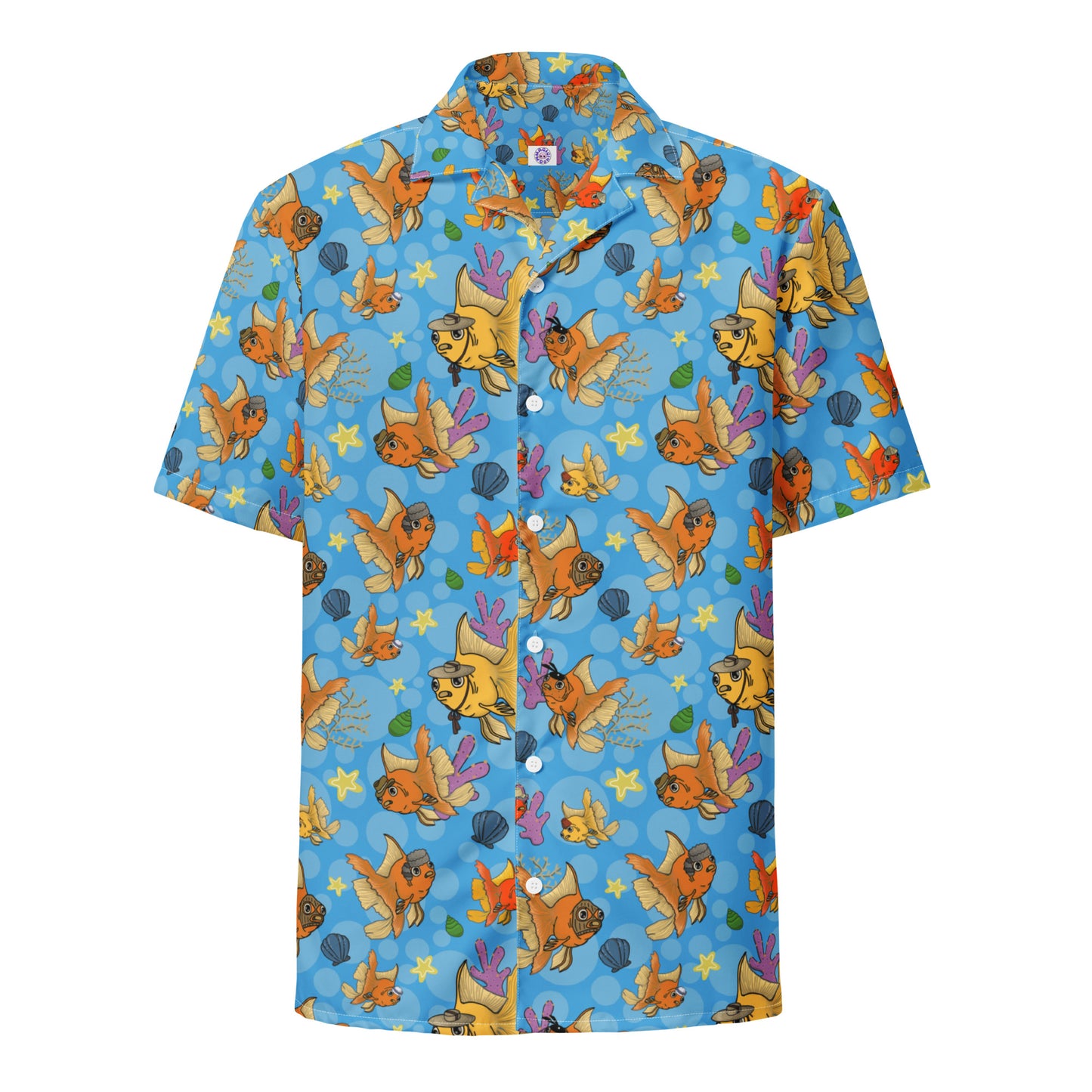 Phish N' Hats with accessories- Light Blue Button Up